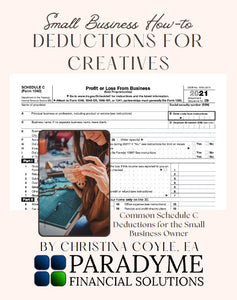 Deductions for Creatives E-Book