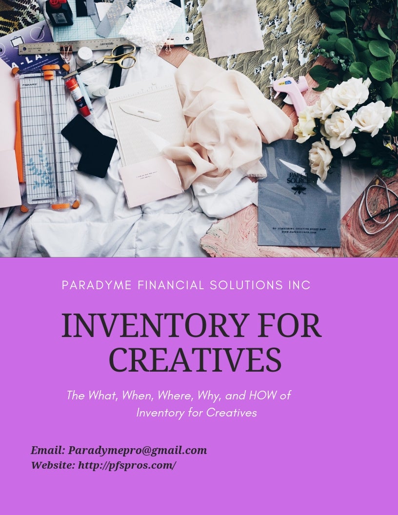 Inventory for Creatives E-Book
